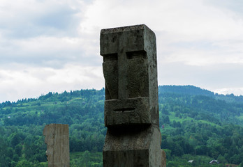 Monument in memory of the martyrs from Moisei