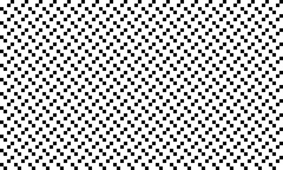 Pixels seamless pattern Black and white pixelated background Grainy noise effect 8 bit retro style Vector backdrop for game, web, fabric