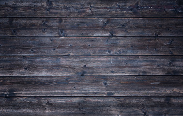 Dark brown wooden planks. Copy space background