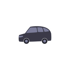Obraz na płótnie Canvas Isolated car vehicle fill style icon vector design