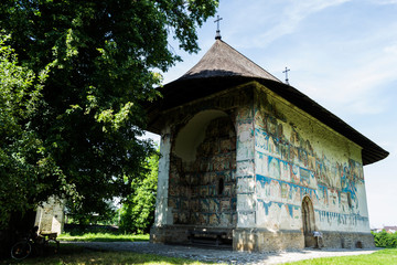 The Arbore Church is a Romanian Orthodox monastery church in Arbore Commune, Suceava County, Romania. Built in 1502 by Luca Arbore, and is one of eight buildings that make up the churches of Moldavia 