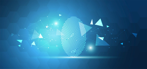 icona, impronta digitale, identità © xyz+