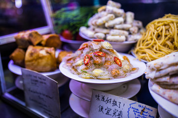 January 14, 2020, Fresh, diverse food market in Hanoi Vietnam