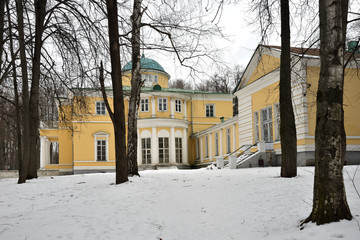 Main house  in palladian style of Brattsevo estate on Skhodna river of the North-Western...