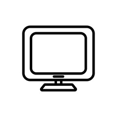 Isolated digital computer line style icon vector design