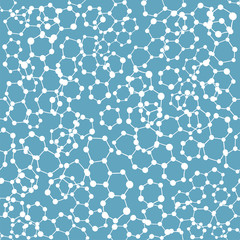 Chemical grid, lattice. Seamless vector illustration. - 323761080