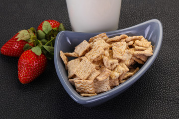 Wheat flakes for breakfast
