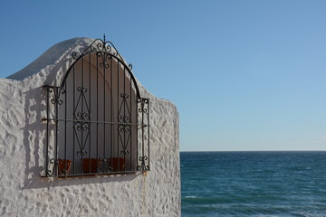 view of the sea on the outskirts of Barcelona