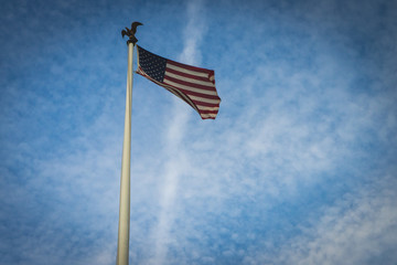 American military World War Two Cemetery, Ardennes, Belgium. 15 februari 2020.