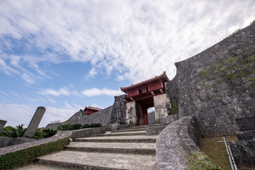 Shuri castle in Okinawa, Japan - 323762636