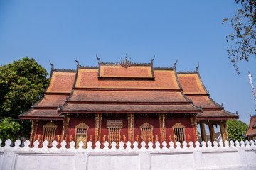 Buddhist Temple in Luang Prabang , Laos - 323763228