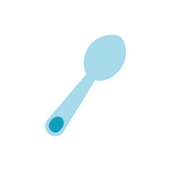 Isolated spoon flat style icon vector design