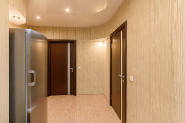 Russia, Moscow- October 17, 2019: interior room apartment modern bright cozy atmosphere. general...