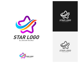 Creative Star logo design vector. Simple Star logo template. Icon symbol, Illustration
