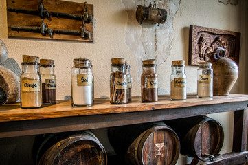 Besalu medieval village in Girona, Catalonia, Spain.