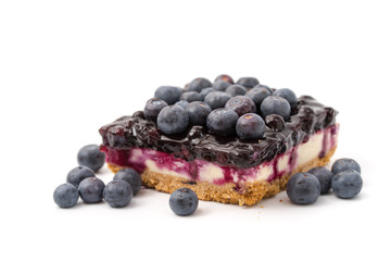 Käsekuchen mit Blaubeeren