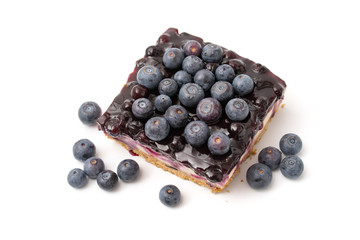 Käsekuchen mit Blaubeeren