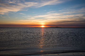 The Point at Emerald Isle at Sunset