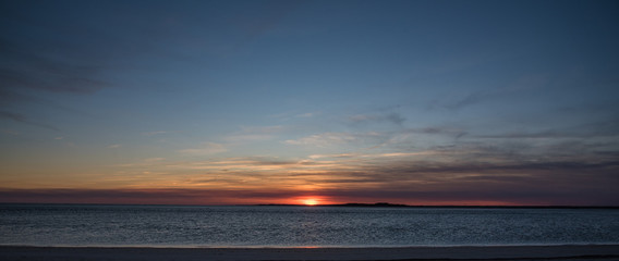The Point at Emerald Isle at Sunset