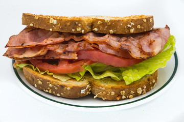 A BLT is a type of sandwich, named for the initials of its primary ingredients, bacon, lettuce and tomato