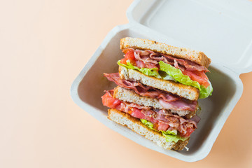 A BLT is a type of sandwich, named for the initials of its primary ingredients, bacon, lettuce and...