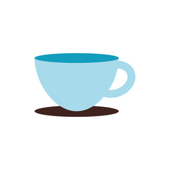 Isolated coffee cup flat style icon vector design