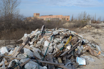 Abandoned construction site of hospital. Abandoned at 1991,during Ukrainian undependence crisis....
