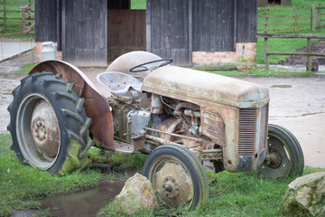 old tractor