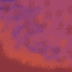 abstract background painted with watercolor and oil paint strokes and splatter and spots, pink and purple and orange