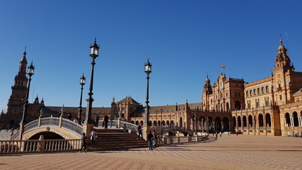 Obraz premium Plaza de Espana, Sevilla, Spain