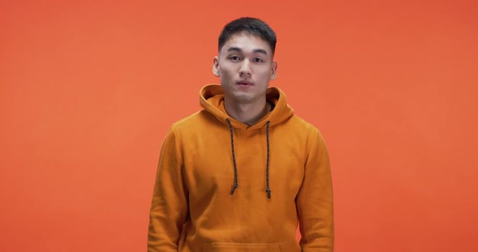 Young man hitting his head