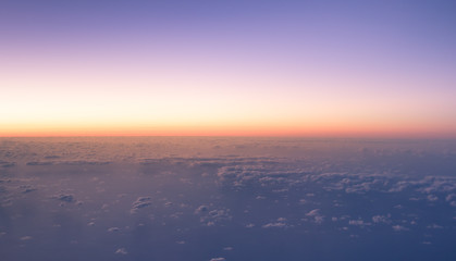 Fototapeta na wymiar sunset horizon 