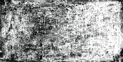 Rough black and white texture vector. Distressed overlay texture. Grunge background. Abstract textured effect. Vector Illustration. Black isolated on white background. EPS10.