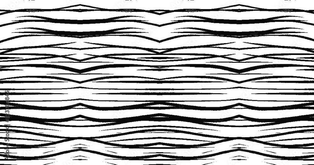 Poster Slim lines texture. Parallel and intersecting lines abstract pattern. Abstract textured effect. Black isolated on white background.Vector illustration. EPS10.