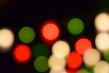 defocused lights