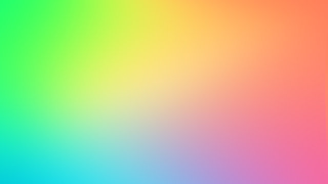 Rainbow Spectrum Colorful Abstract Beautiful Gradient Blurred Background, Horizontal