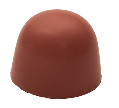 Ruby chocolate in round molded shape