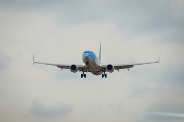 airplane in the sky