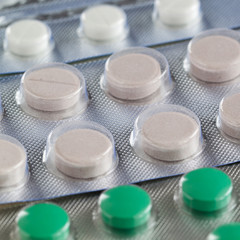 variety of tablets in blisters