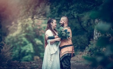 viking wedding, pair shooting, celtic wedding, non-traditional ceremony