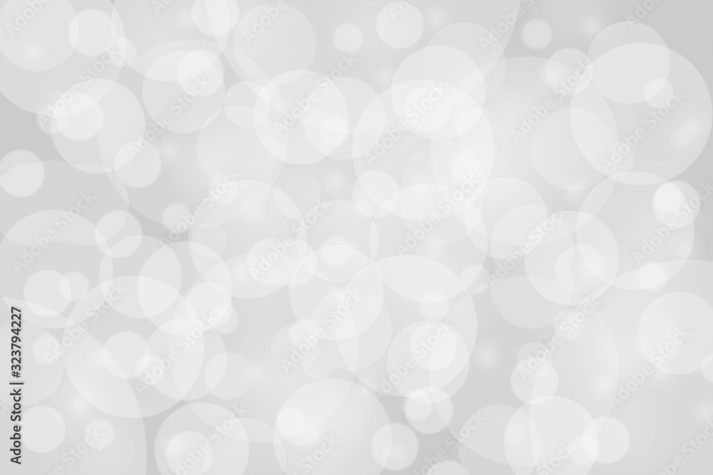 Poster light abstract background with blurry circles texture
