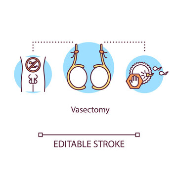 Premium Vector  Cartoon style vasectomy example vector illustration