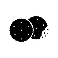 Cookie icon, logo isolated on white background