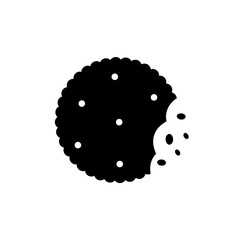 Cookie icon, logo isolated on white background
