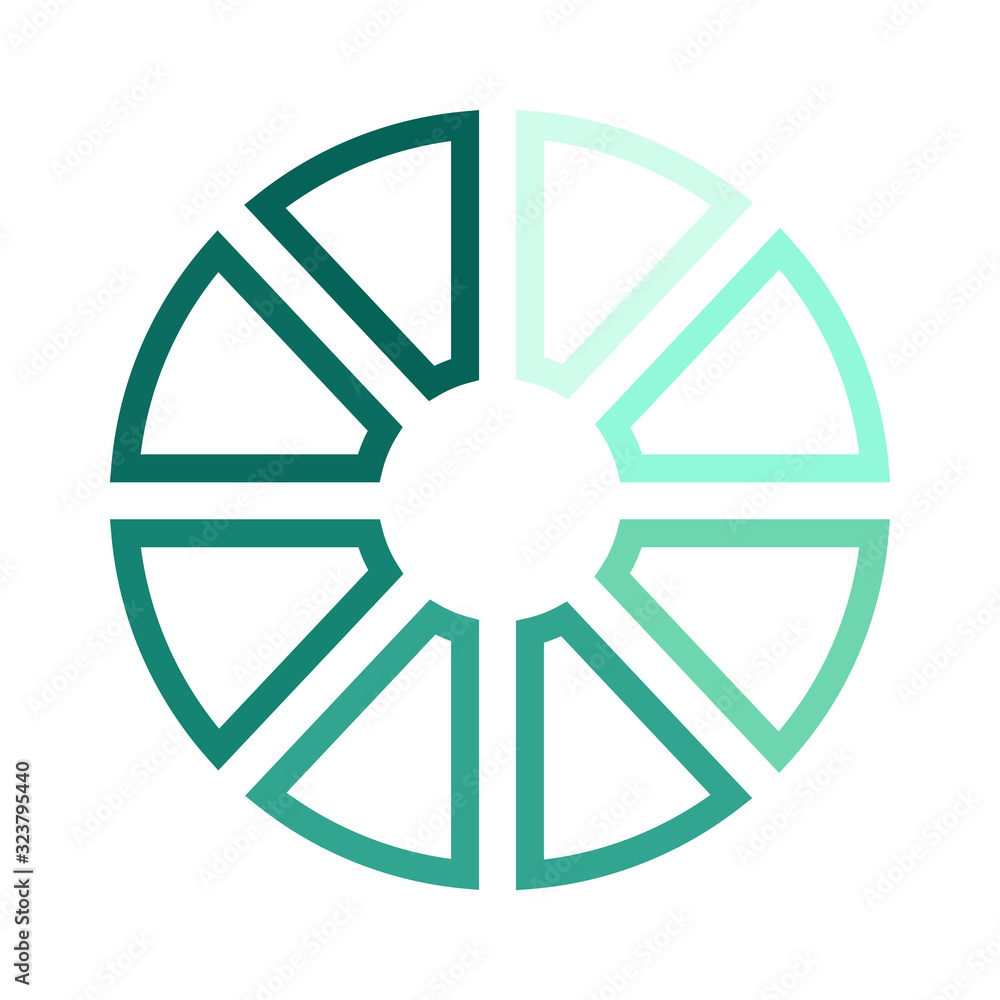 Poster download color line icon. loading sign. vector illustration for web page, app, promo. ui ux gui desi