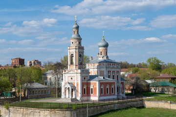 Fototapeta na wymiar Uspenskaya church - the orthodox church in Serpukhov city