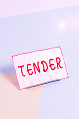 Handwriting text Tender. Conceptual photo showing gentleness kindness and affection sensitive to...