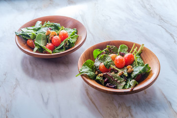 Baby Kale Walnut Salad