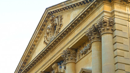 The famous Roman Baths in the historic city of Bath England - travel photography