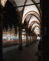 Bremer Rathaus at Night - Long Exposure